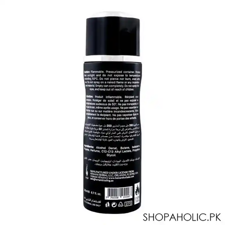 hemani vibes secret body spray, for men, 200ml image2