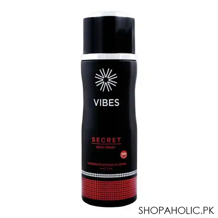 hemani vibes secret body spray, for men, 200ml main image