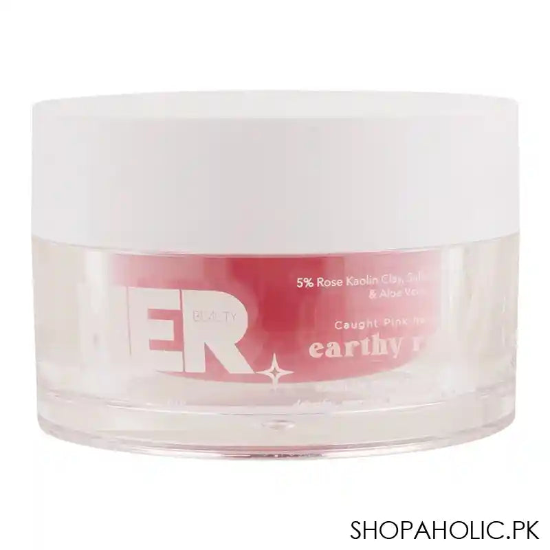 Her Beauty Earthy Rose Kaolin Pink Clay Mask, 50ml - Image 4