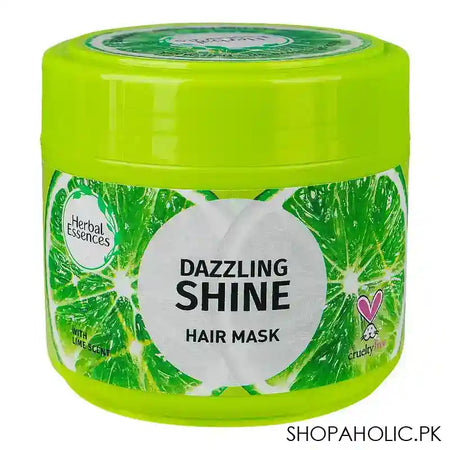 Herbal Essence Dazzling Shine Hair Mask With Lime Scent, Cruelty Free, 300ml - Main Image