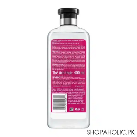 herbal essences bio renew clean white strawberry & sweet mint shampoo, 400ml image2