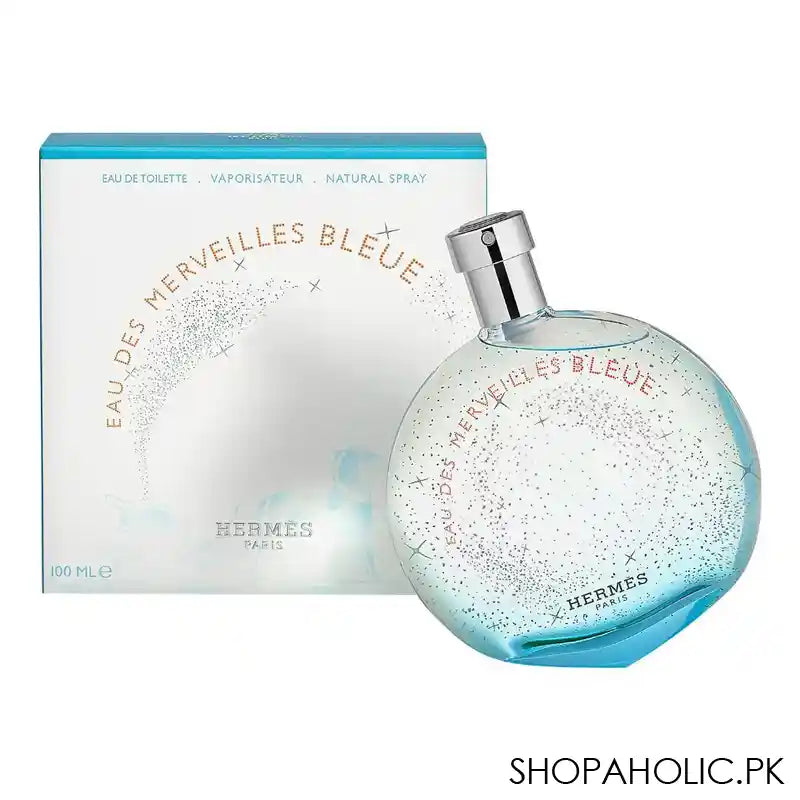 Hermes Eau Des Merveilles Bleue Eau De Toilette, For Women, 100ml - Main Image