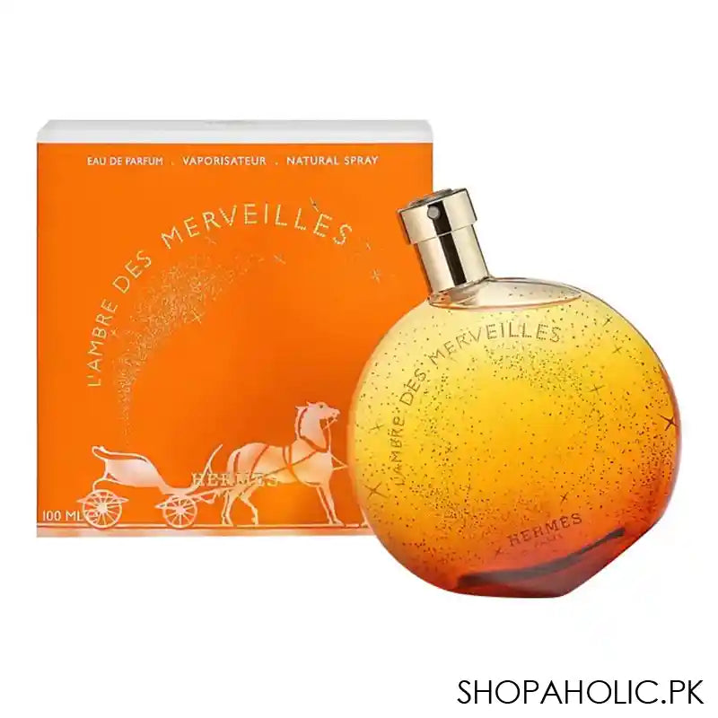 Hermes L'Ambre Des Merveilles Eau De Parfum,For Men and Women, 100ml - Main Image