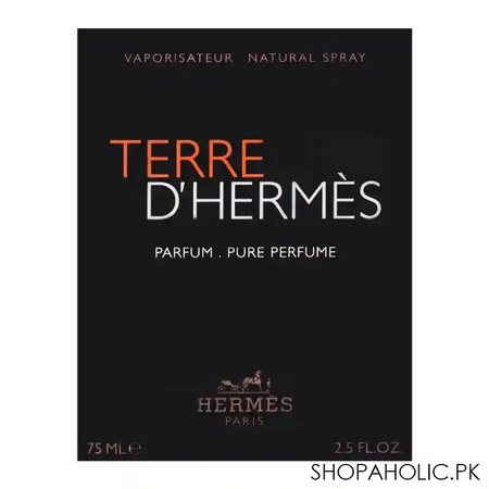 hermes terre d'hermes pure perfume eau de parfum, 75ml image2