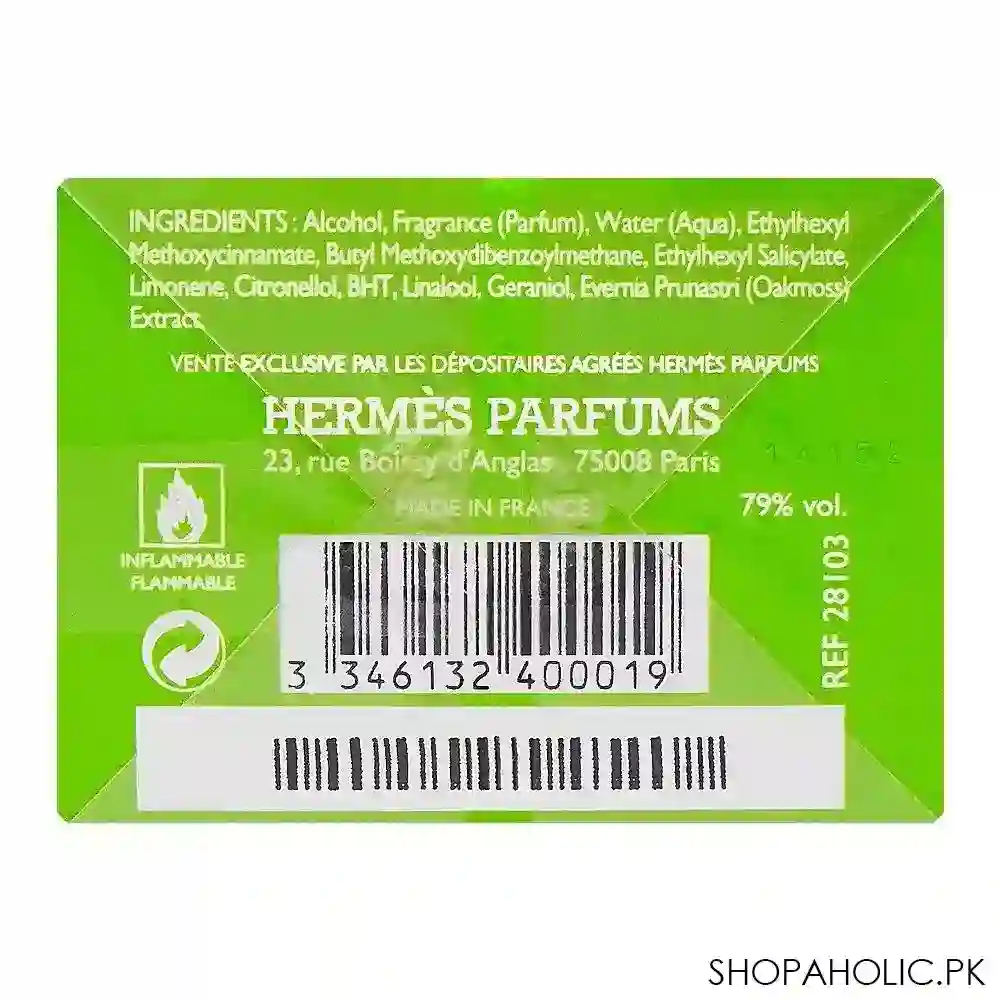 hermes un jardin sur le toit eau de toilette, for women, 100ml image4