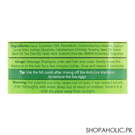 Hiba's Collection Anti Lice 3-in-1 Shampoo, 150ml - Image 3