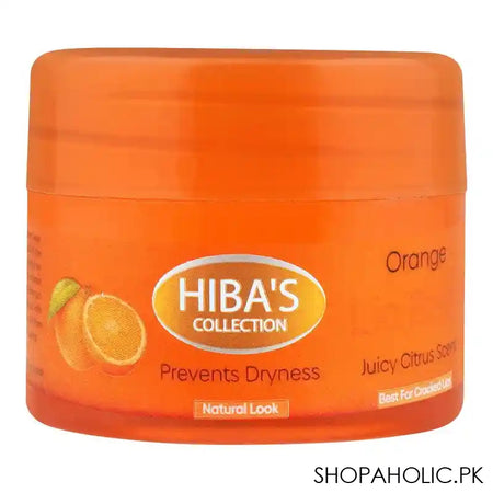 Hiba's Collection Orange Lip Balm, Best For Cracked Lips, 15ml - Main Image