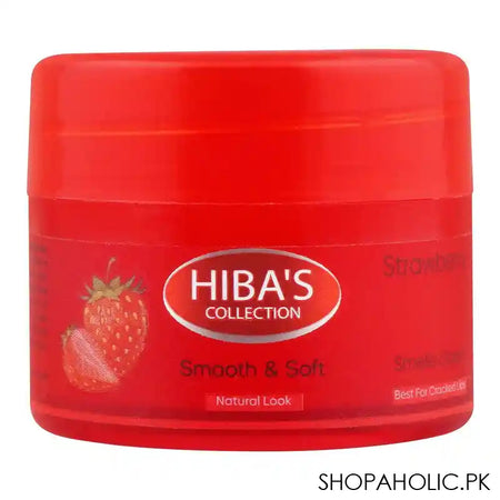 Hiba's Collection Strawberry Lip Balm, Best For Cracked Lips, 15ml - Main Image