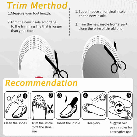 High Arch Support Orthotic Insole for Flat Feet