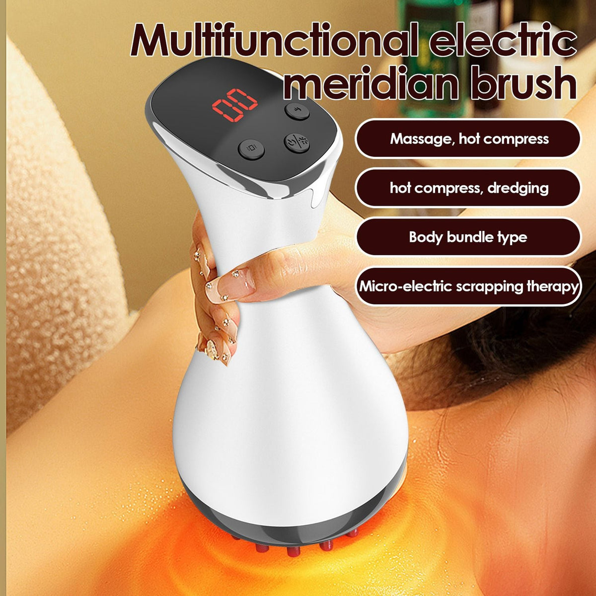 rechargeable gua sha body massage device (hijama cupping) main image