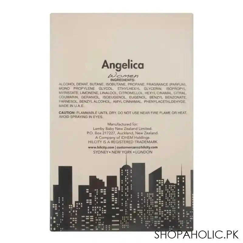 hil city angelica, eau de parfum, fragrance for women, 100ml image2