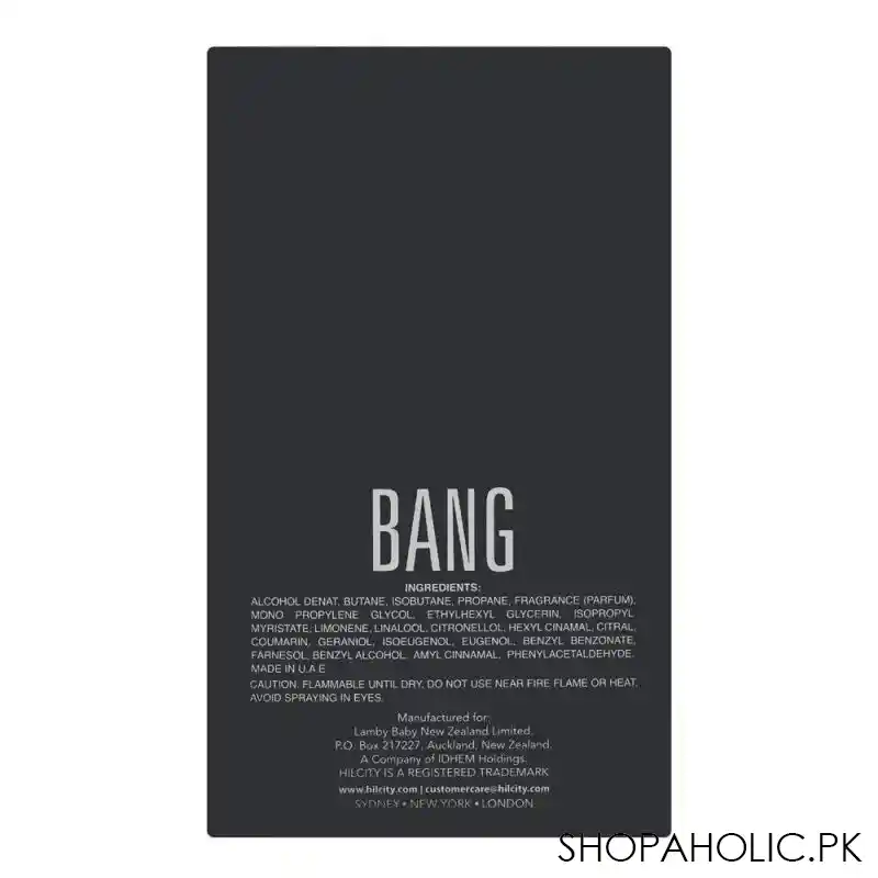 hil city band pour homme, eau de parfum, fragrance for men, 100ml image2