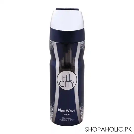 hil city blue wave deodorant body spray, 200ml main image