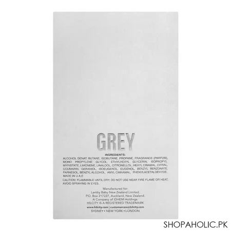 hil city grey pour homme eau de parfum, for men, 100ml image2