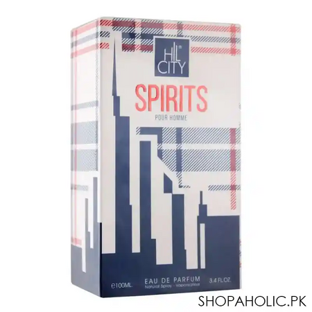 hil city spirits pour homme eau de parfum, fragrance for men, 100ml main image