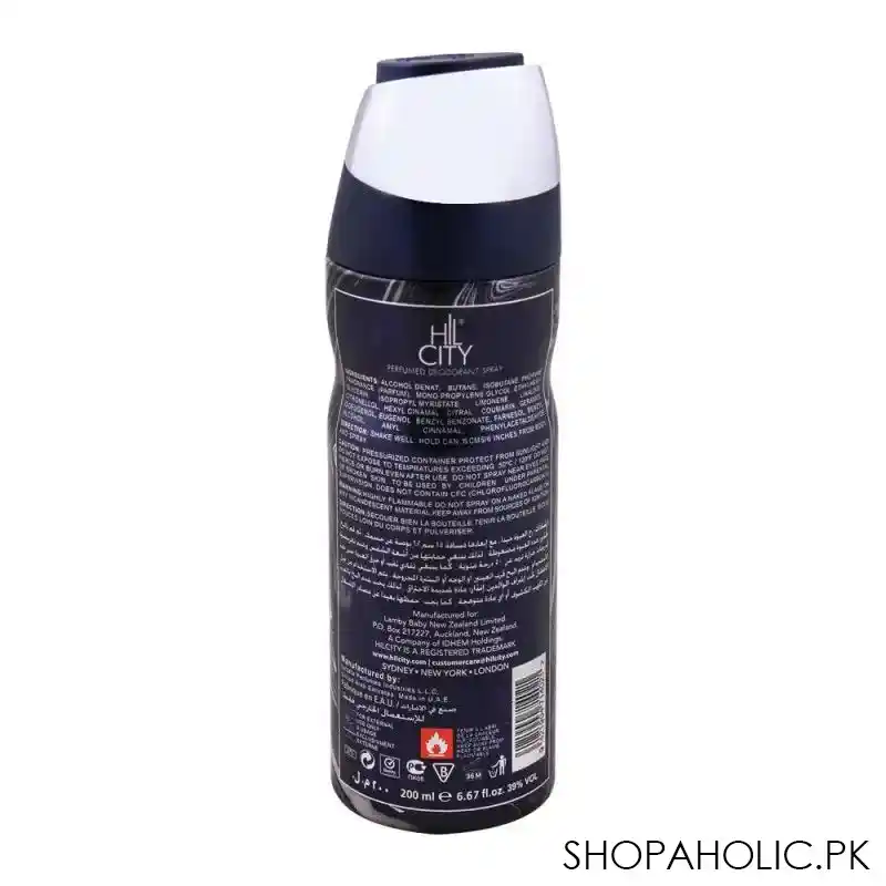 hil city storm men deodorant body spray, 200ml image2