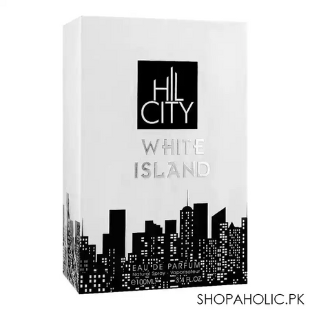 hil city white island eau de parfum, for men, 100ml main image