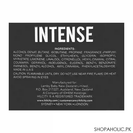 hill city intense pour homme eau de parfum, for men, 100ml image2