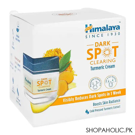 Himalaya Dark Spot Clearing Turmeric Cream With Niacinamide and Glycolic Acid, Paraben Free, 50g - Main Image