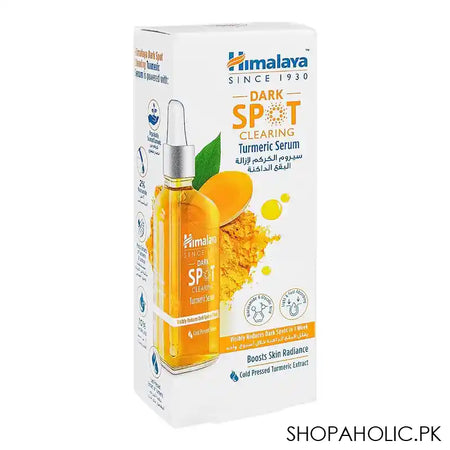 Himalaya Dark Spot Clearing Turmeric Serum With Niacinamide and Glycolic Acid, Paraben Free, 30ml - Main Image