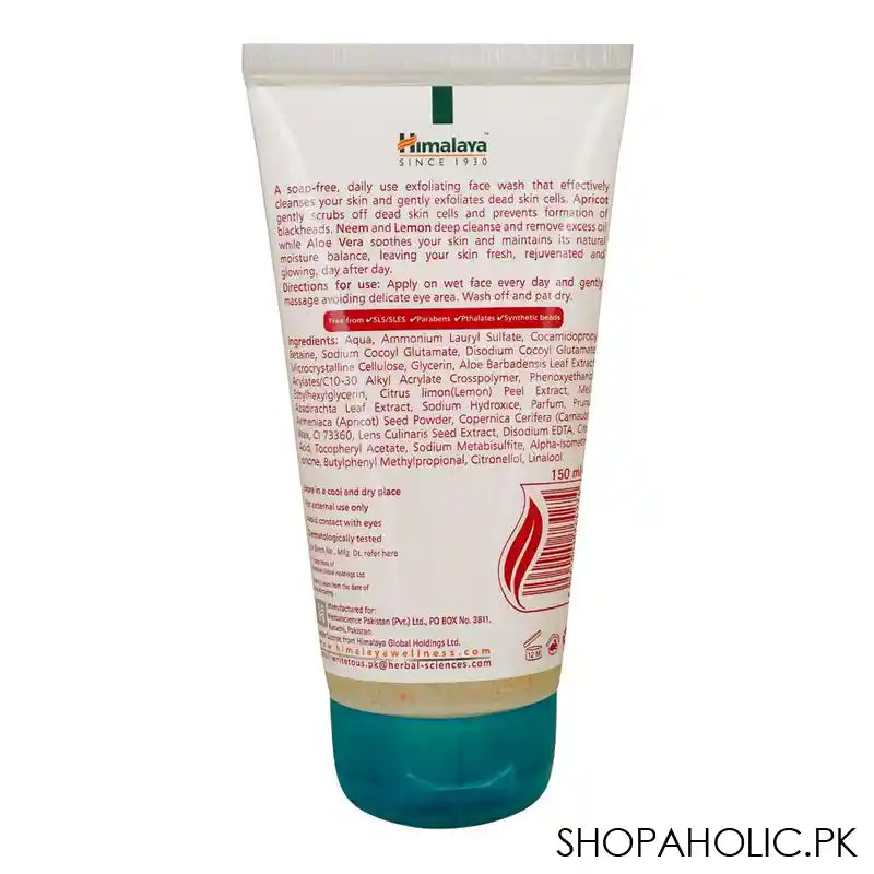 Himalaya Gentle Exfoliating Apricot Scrub, 150ml - Image 3