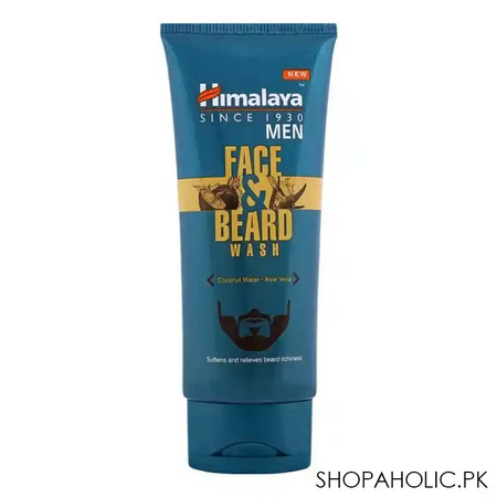 himalaya men face & beard wash, 80ml main image