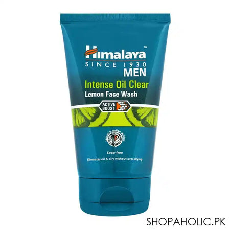 Himalaya Men Intense Oil Clear Lemon Face Wash, 100ml - Main Image