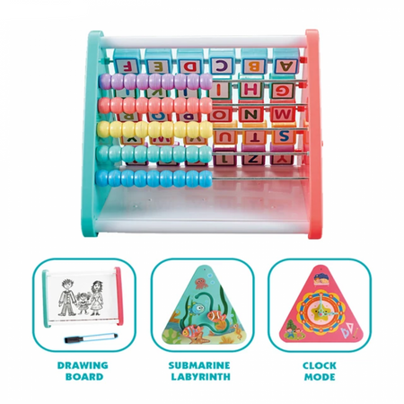 5 in 1 Multifunction Abacus Learning Activity Shelf
