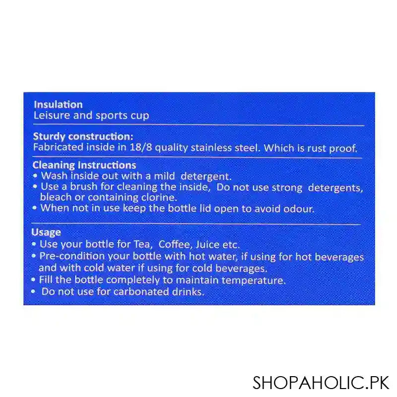 Homeatic Steel Thermos, 1.9 Liter Capacity, Silver, HKD-975 - Image 3