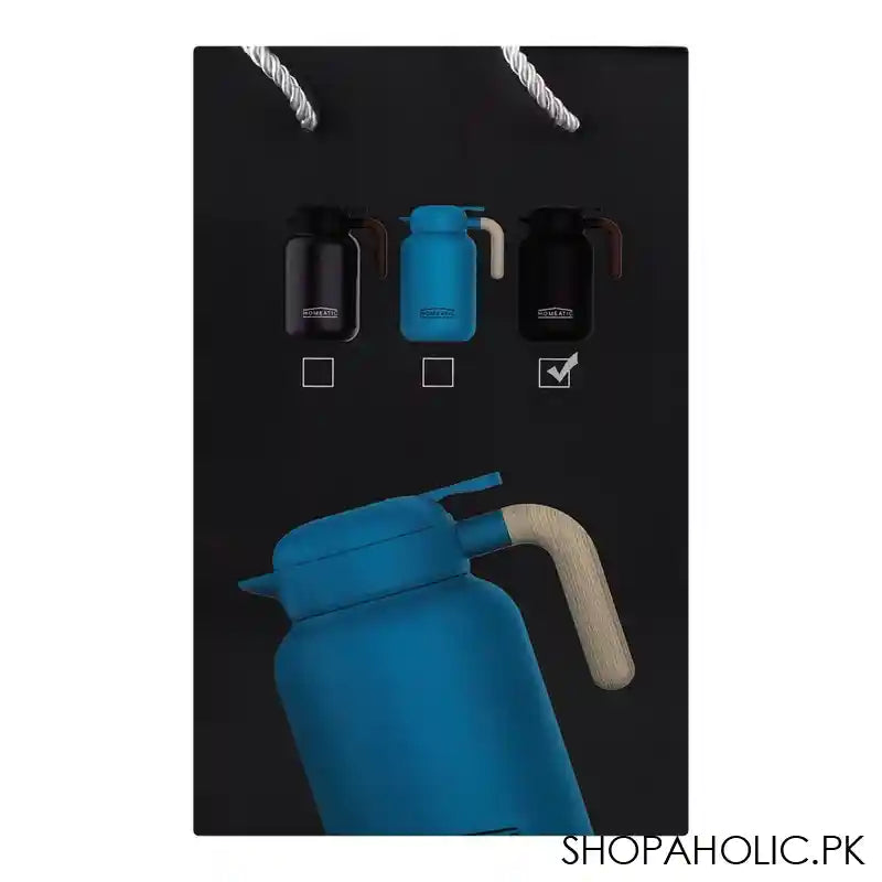 Homeatic Steel Thermos, 2 Liter Capacity, Black, HKD-9046 - Image 6