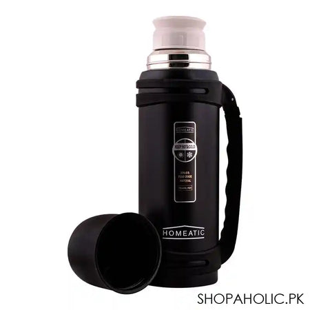Homeatic Steel Travel Pot, Black, KD-968, 1.4ltr - Main Image