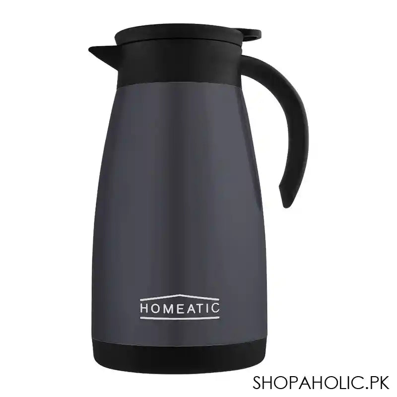 Homeatic Steel Vacuum Thermos, Blue, 1.2L, KB-607 - Main Image