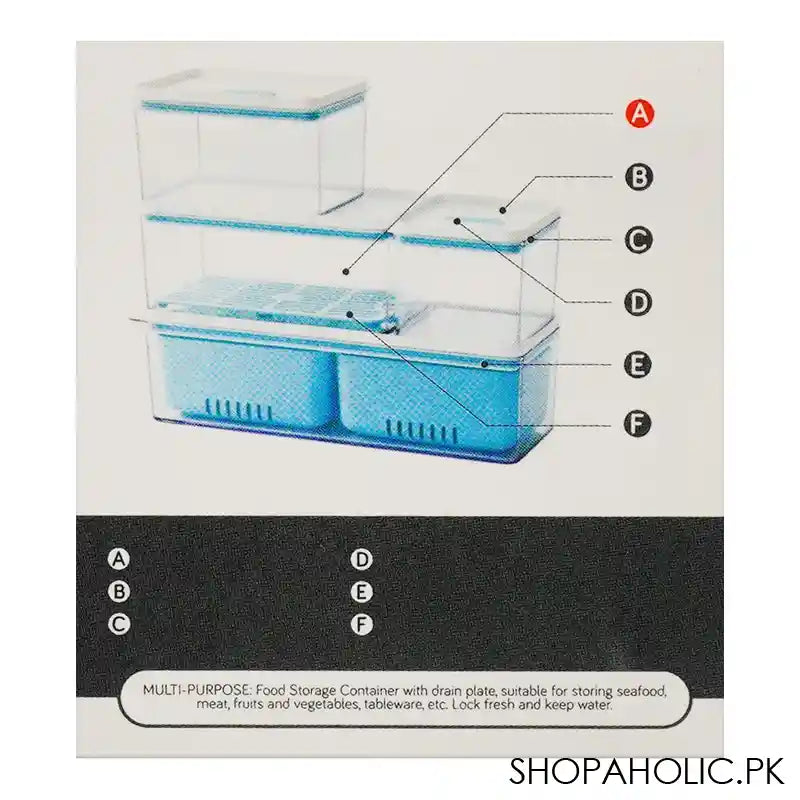 Homeatic Transparent Storage Box, 2300ml Capacity, HMT-106 - Image 3