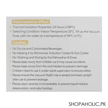 Homeatic Vacuum Flask, 1.5 Liter Capacity, Grey, HMV-1001 - Image 4