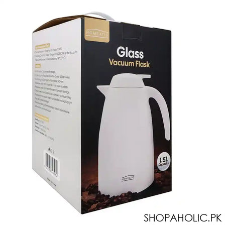 Homeatic Vacuum Flask, 1.5 Liter Capacity, Grey, HMV-1001 - Image 5