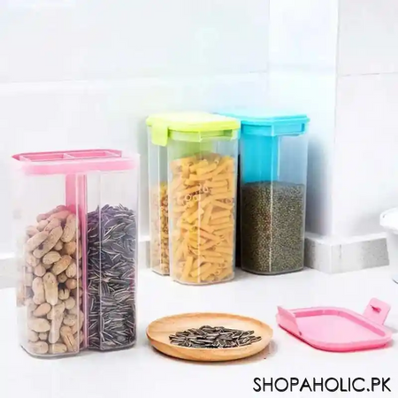 homio storage jars with 2 portions image3