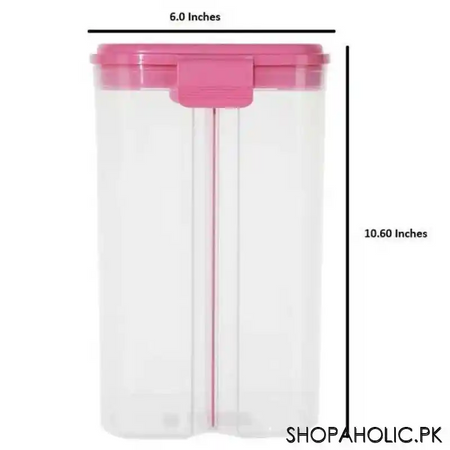 homio storage jars with 2 portions image4