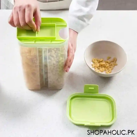 homio storage jars with 2 portions image5