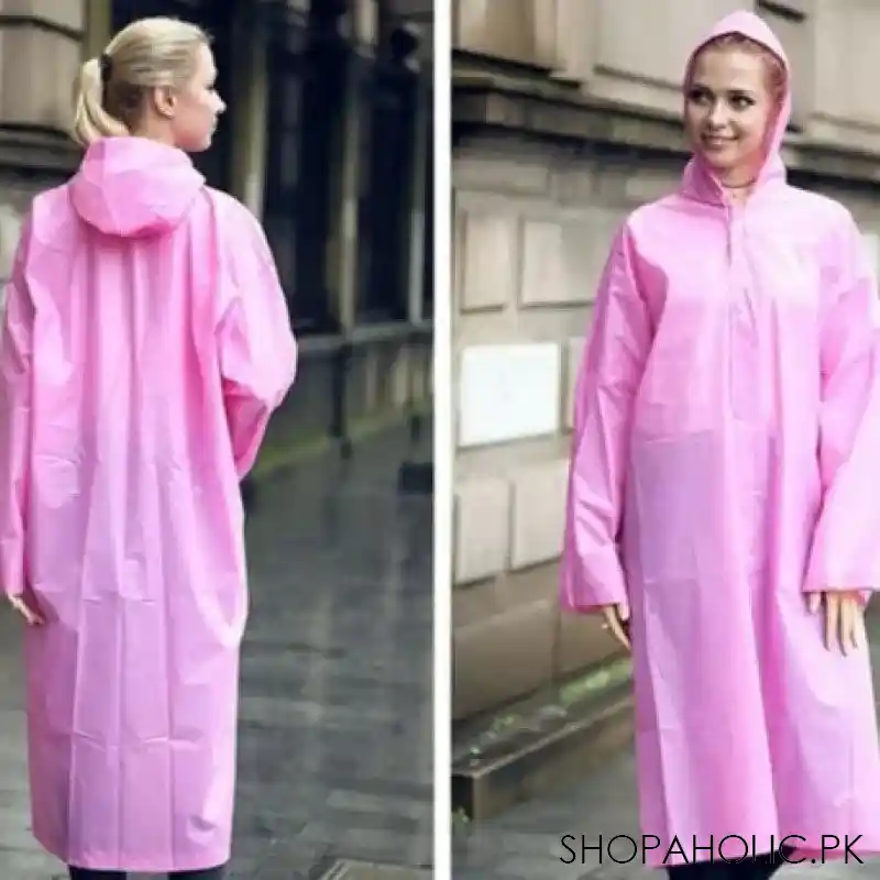 hooded rain coat image3