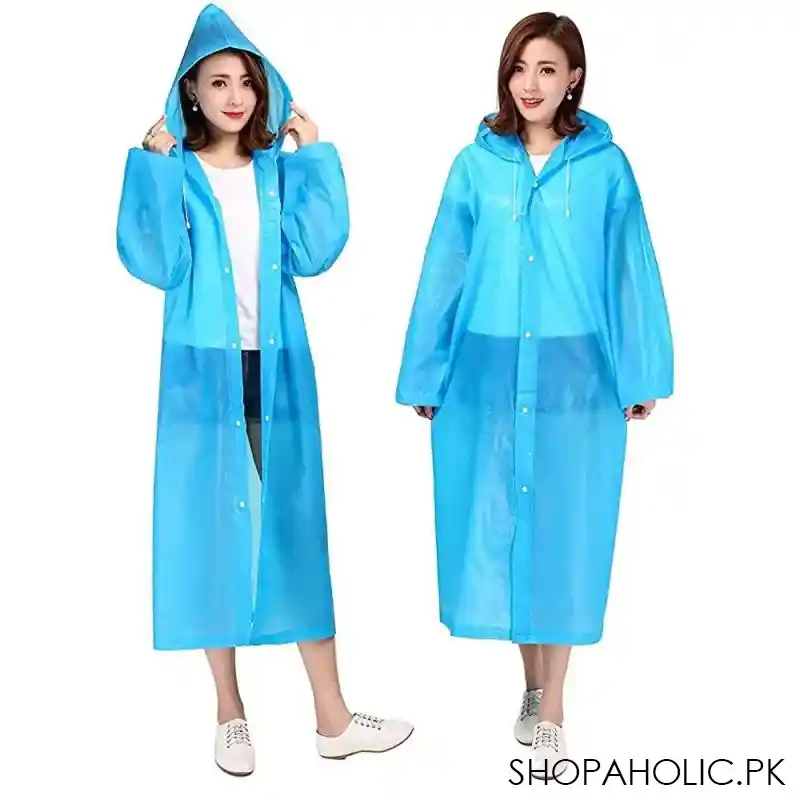 hooded rain coat main image