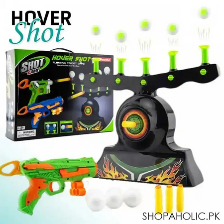 hover shot floating target game with 2 guns main image