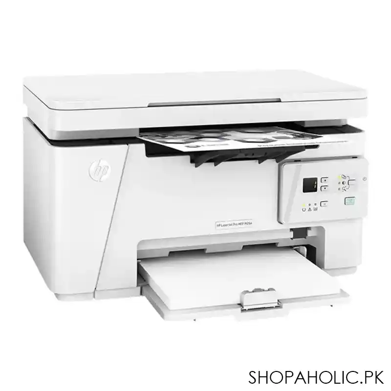 hp laserjet pro printer, white, m26a image3