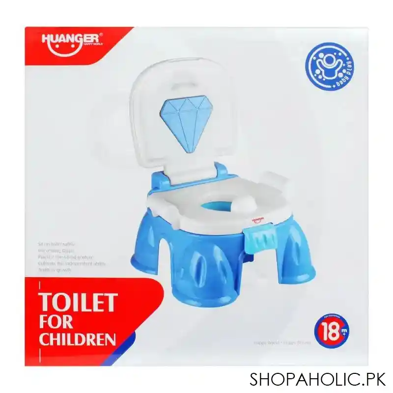 huanger toilet for children with music, blue, 18m+, he0806 image2