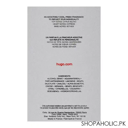 hugo boss reflective edition eau de toilette, for men, 125ml image3