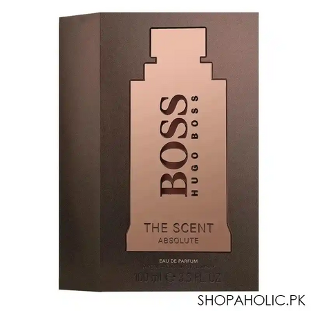 hugo boss the scent absolute eau de parfum, fragrance for men, 100ml image2