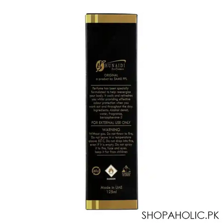 hunaidi alisha premium deodorant body spray, for women, 125ml image4