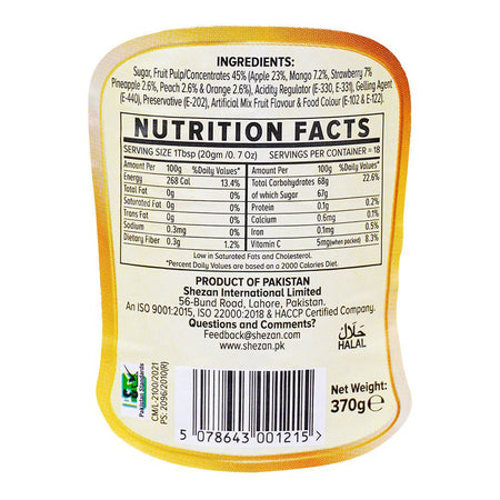 Shezan Mixed Fruit Jam, Jar, 370g - Image 3