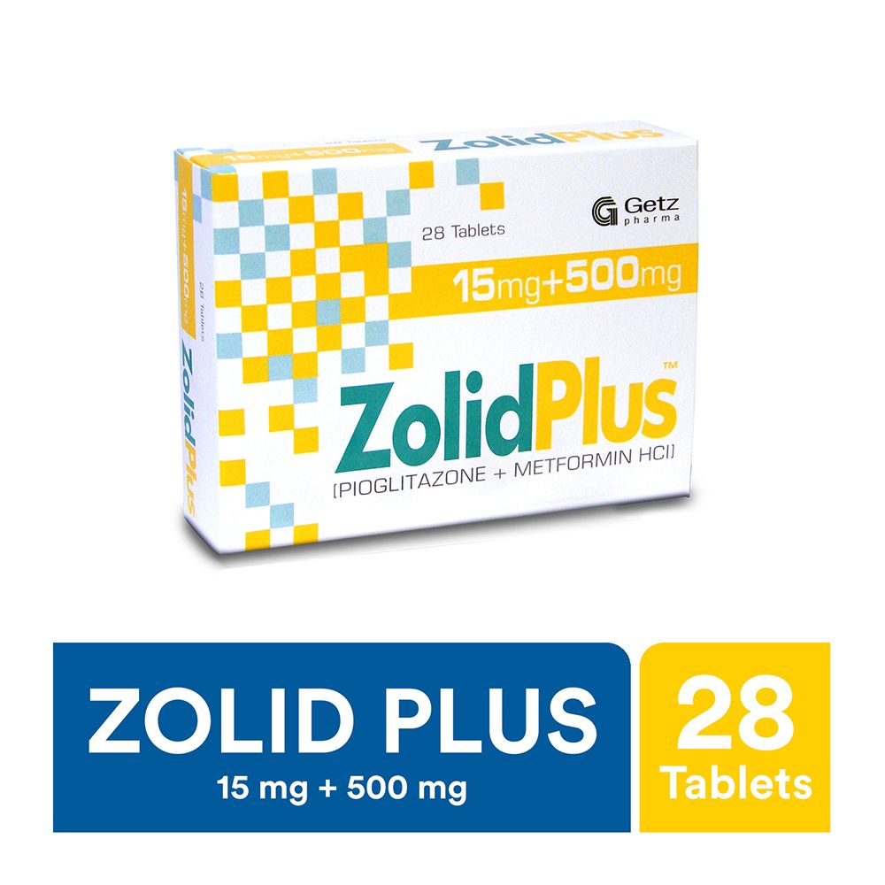 Getz Pharma Zolid Plus Tablet, 15mg + 500mg, 28-Pack - Image 2