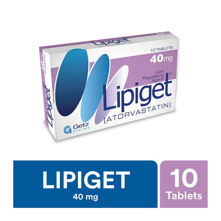 Getz Pharma Lipiget Tablet, 40mg, 10-Pack - Image 2