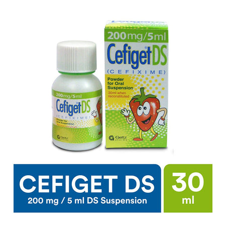 Getz Pharma Cefiget DS Powder Oral Suspension, 200mg/30ml - Image 2